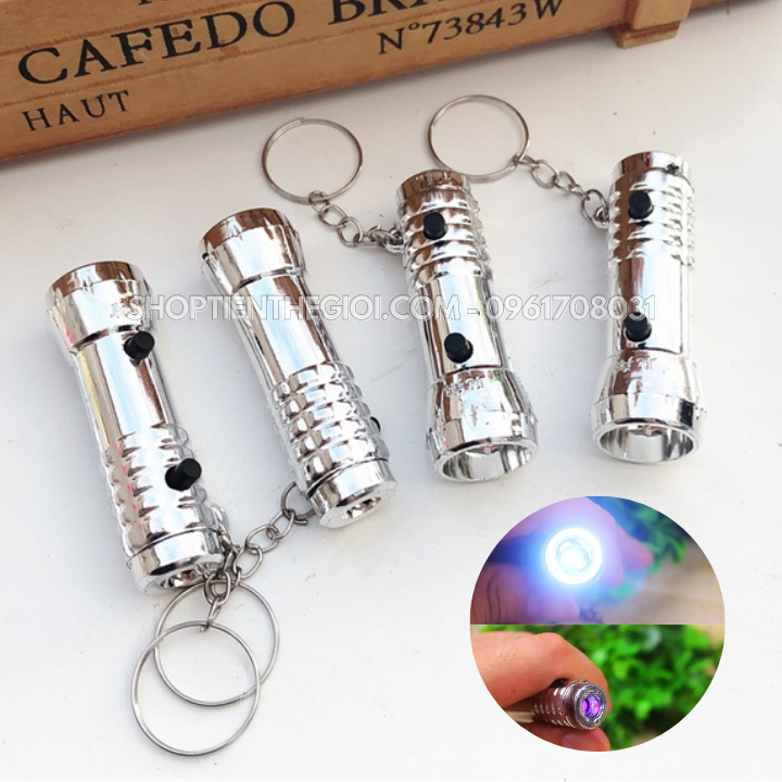 Đèn Pin Siêu Rẻ Ánh Sáng Tím UV 2 Đầu